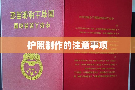 丹凤护照制作的注意事项