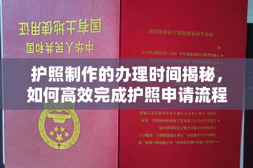 丹凤护照制作的办理时间揭秘，如何高效完成护照申请流程