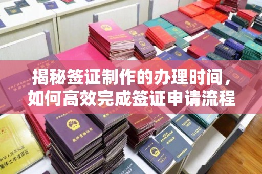 丹凤揭秘签证制作的办理时间，如何高效完成签证申请流程
