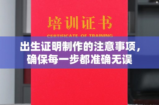丹凤出生证明制作的注意事项，确保每一步都准确无误