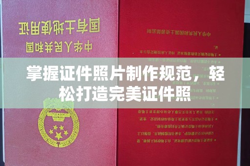 丹凤掌握证件照片制作规范，轻松打造完美证件照