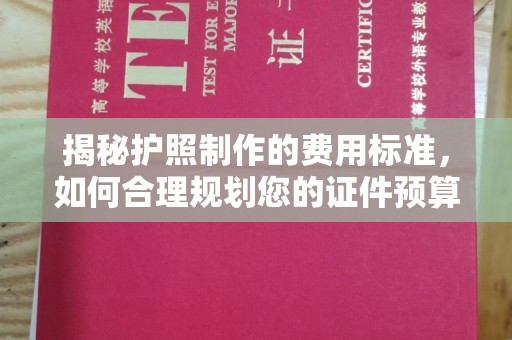 丹凤揭秘护照制作的费用标准，如何合理规划您的证件预算