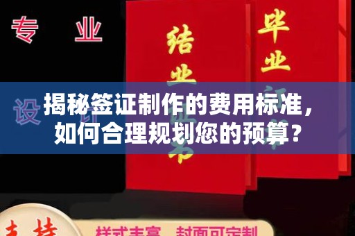 丹凤揭秘签证制作的费用标准，如何合理规划您的预算？