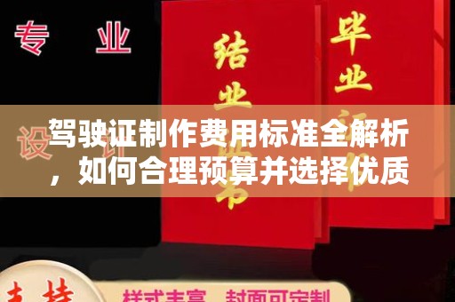 丹凤驾驶证制作费用标准全解析，如何合理预算并选择优质服务？
